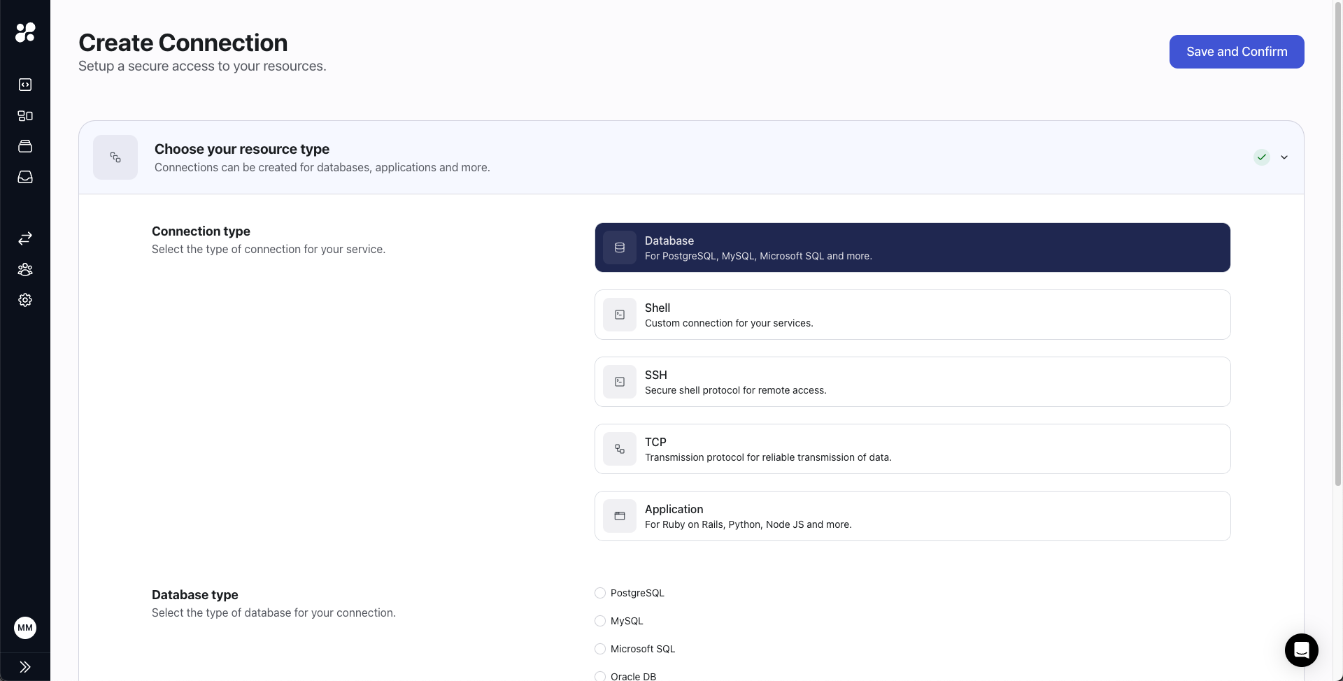 create tcp connection screenshot